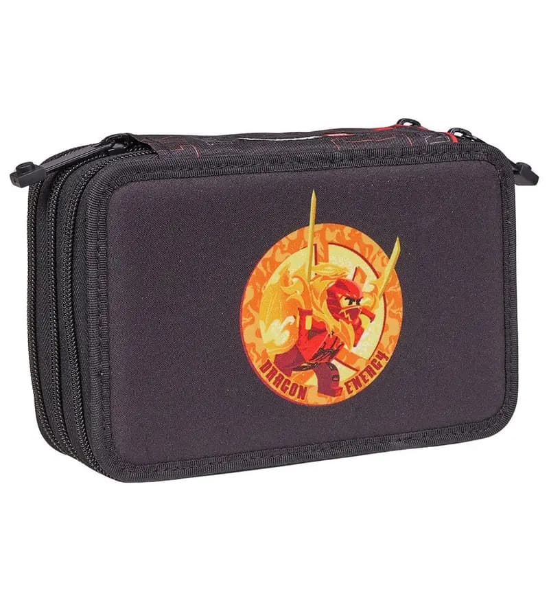 LEGO 202912502 Ninjago Dragon Energy 3-Layered Pencil Case with Pencils