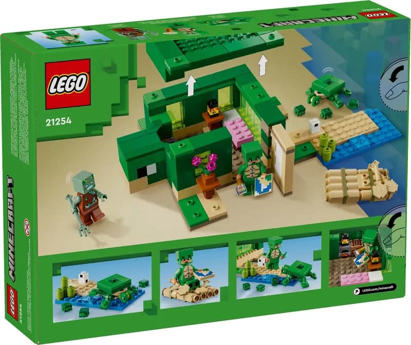 LEGO 21254 Domek na plaży żółwi