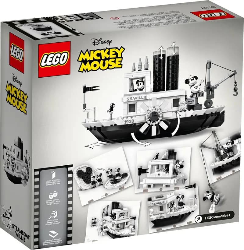 LEGO 21317 Parowiec Willie
