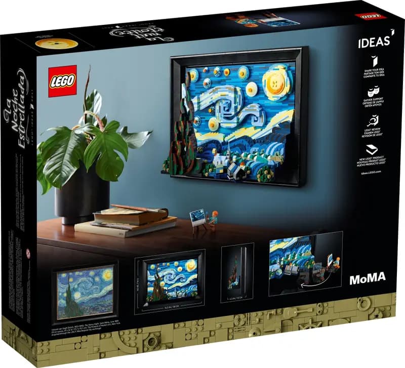 LEGO 21333 „Gwiaździsta noc” Vincenta van Gogha
