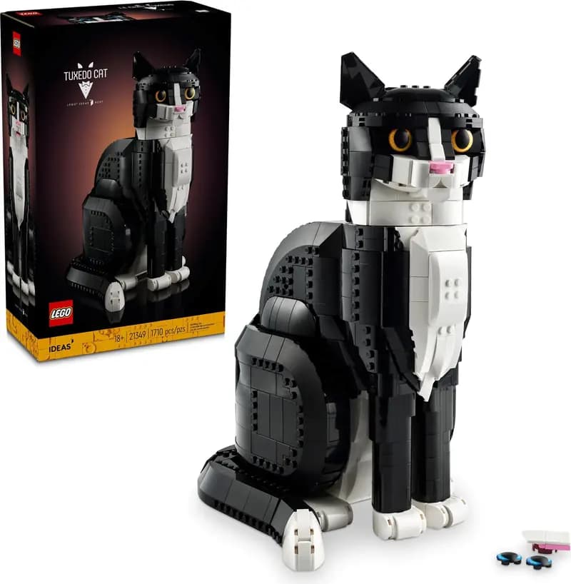 LEGO 21349 Czarno-biały kot