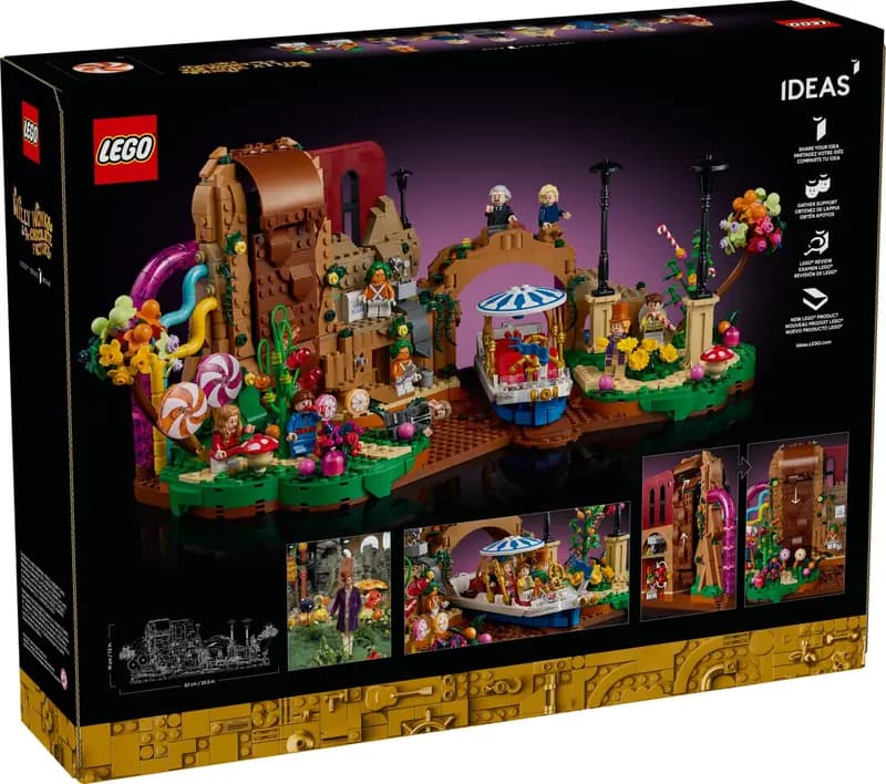 LEGO 21360 Willy Wonka i fabryka czekolady