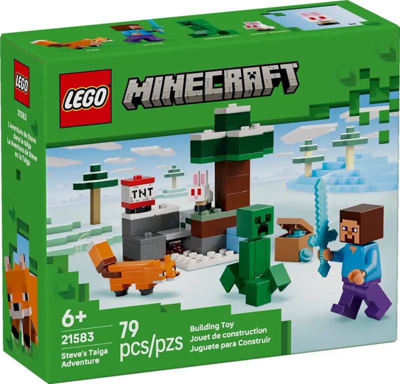 LEGO 21583 Przygoda Steve’a w tajdze