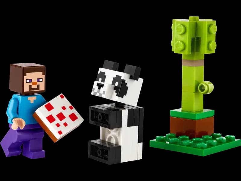 LEGO 30672 Steve i mała panda