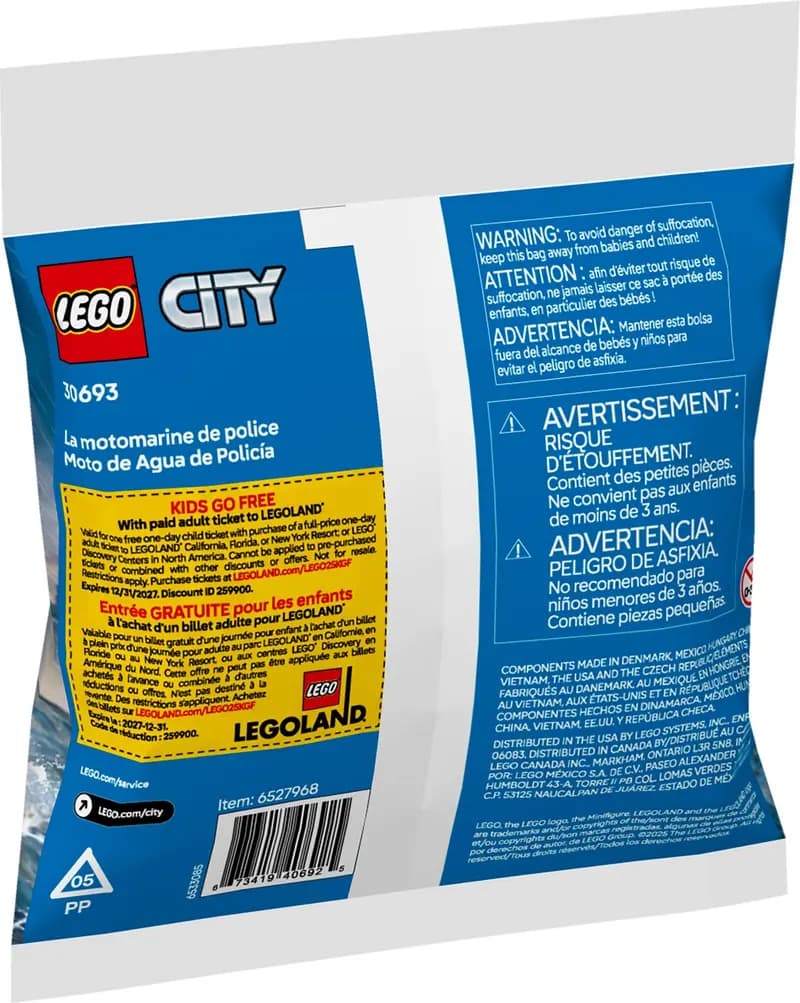 LEGO 30693 Policyjny skuter wodny