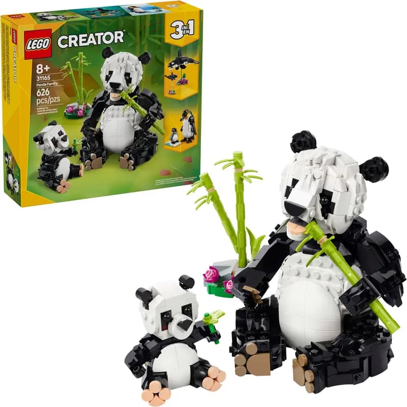 LEGO 31165 Dzikie zwierzęta: rodzina pand