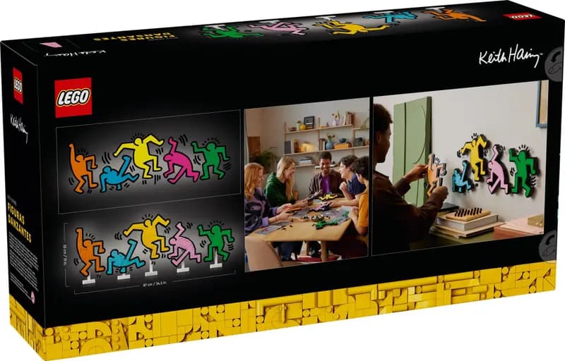 LEGO 31216 Keith Haring - tańczące postacie