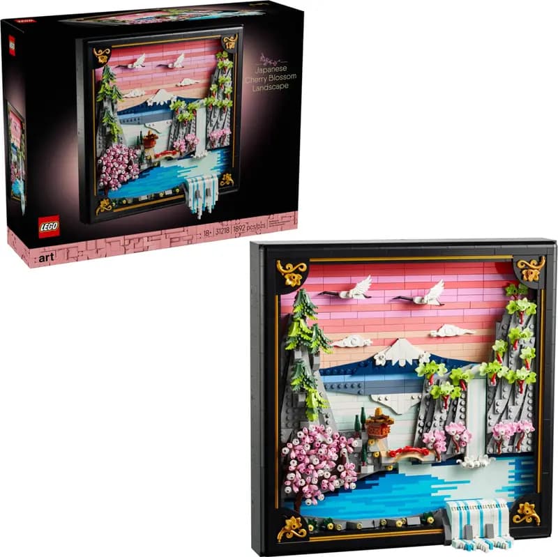 LEGO 31218 Japoński krajobraz z kwitnącą wiśnią
