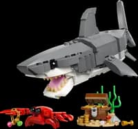 LEGO 31381 Groźny rekin i skrzynia ze skarbem