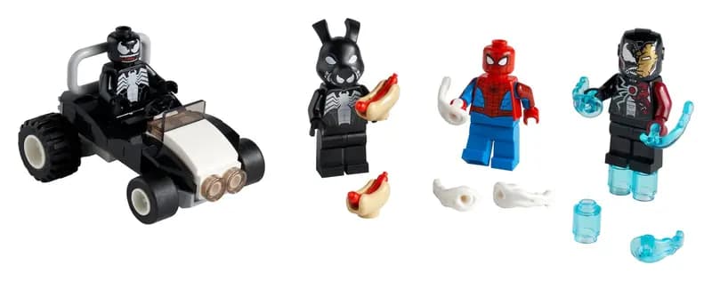 LEGO 40454 Spider-Man kontra Venom i Iron Venom