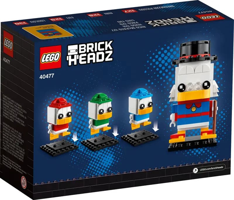 LEGO 40477 Sknerus McKwacz, Hyzio, Dyzio i Zyzio
