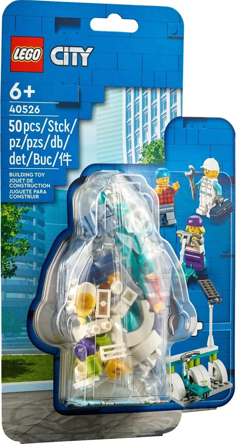 LEGO 40526 Elektryczne hulajnogi i ładowarka