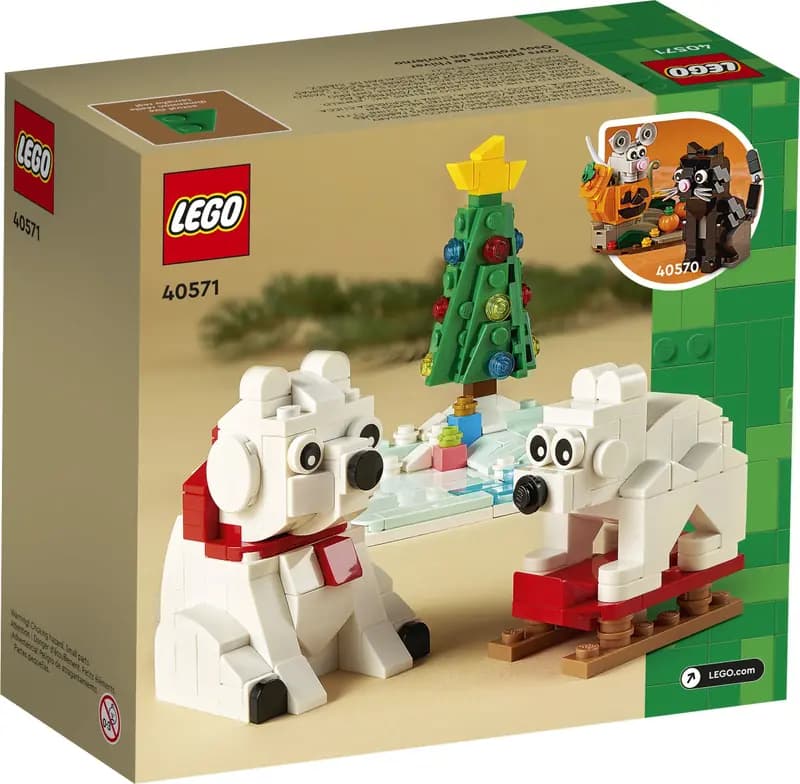 LEGO 40571 Zimowe niedźwiedzie polarne