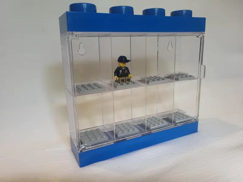 LEGO 40650005 Minifigure Display Case 8 (Blue)