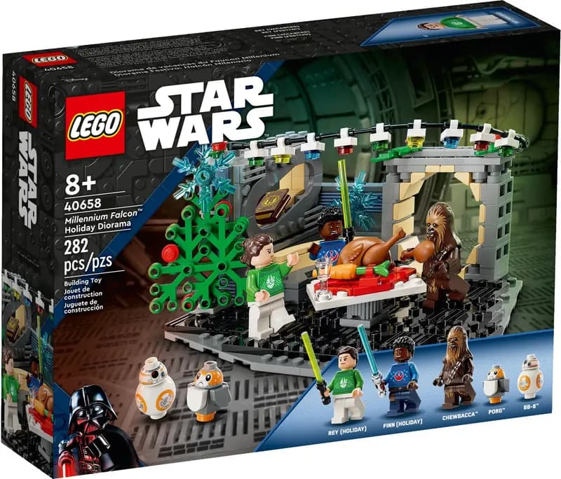 LEGO 40658 Świąteczna diorama z Sokołem Millennium