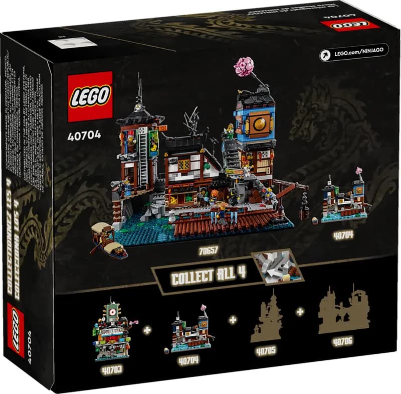 LEGO 40704 Doki mikro-miasta NINJAGO