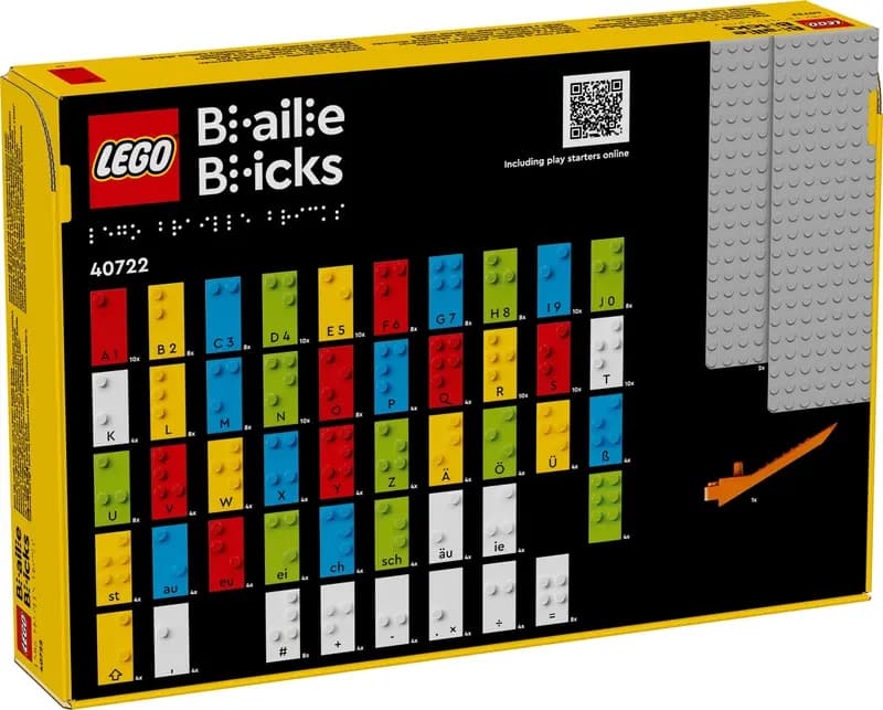 LEGO 40722 Zabawa z alfabetem Braille’a - niemiecki