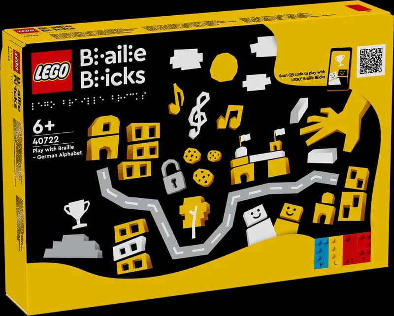 LEGO 40722 Zabawa z alfabetem Braille’a — niemiecki