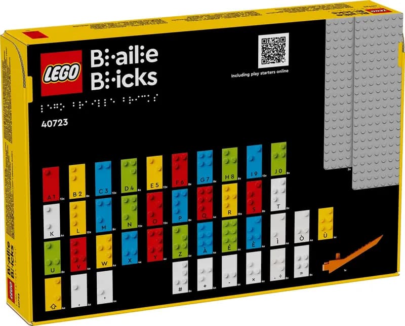 LEGO 40723 Zabawa z alfabetem Braille’a - włoski