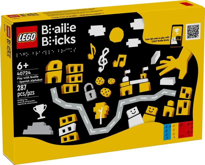 LEGO 40724 Zabawa z alfabetem Braille’a - hiszpański