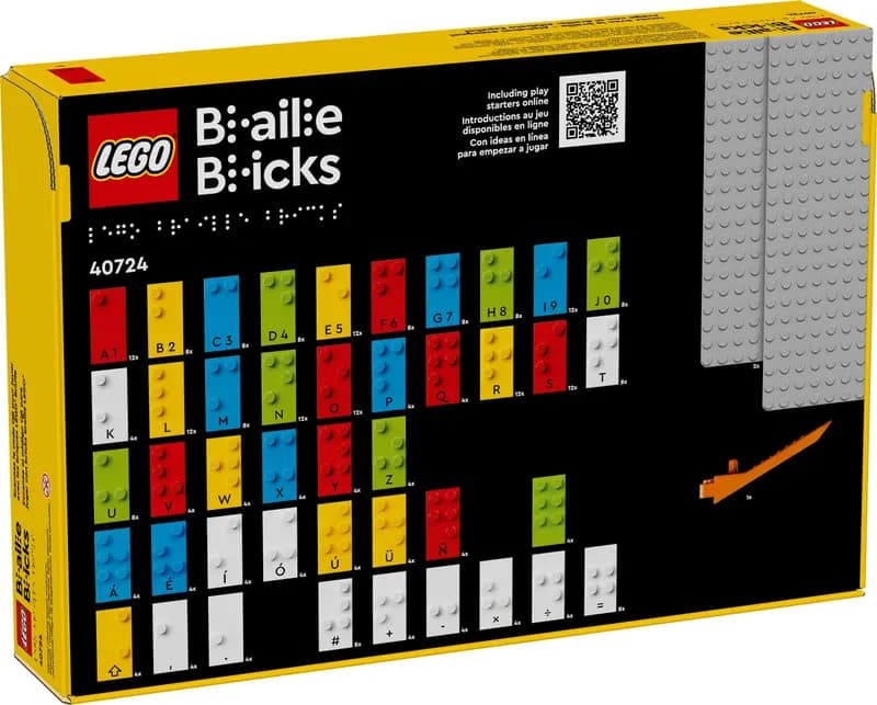 LEGO 40724 Zabawa z alfabetem Braille’a - hiszpański