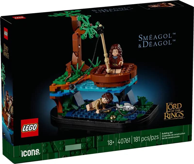 LEGO 40761 Władca pierścieni: Sméagol i Déagol