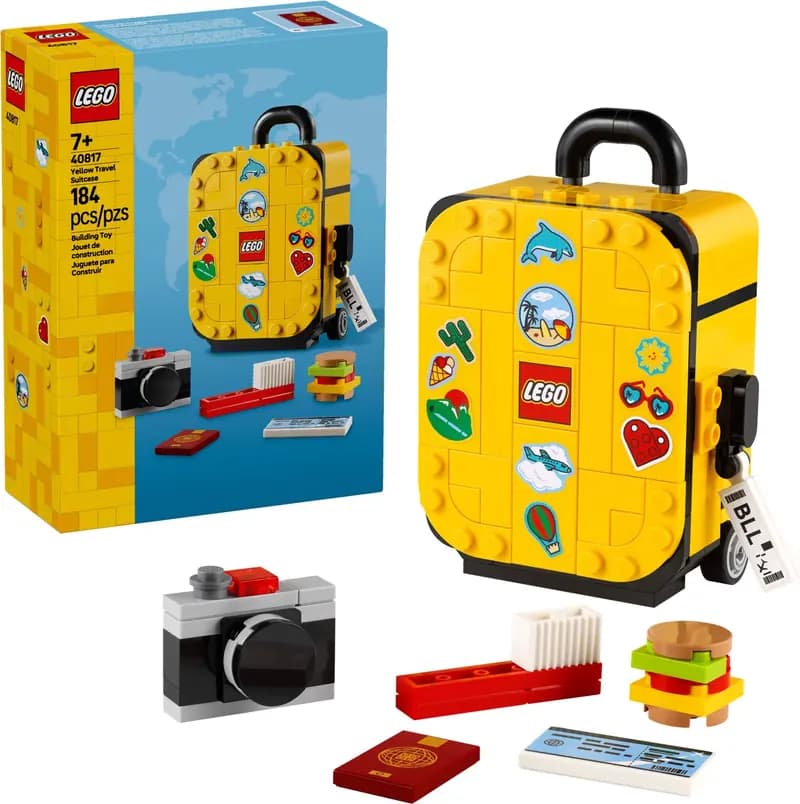 LEGO 40817 Żółta walizka podróżna