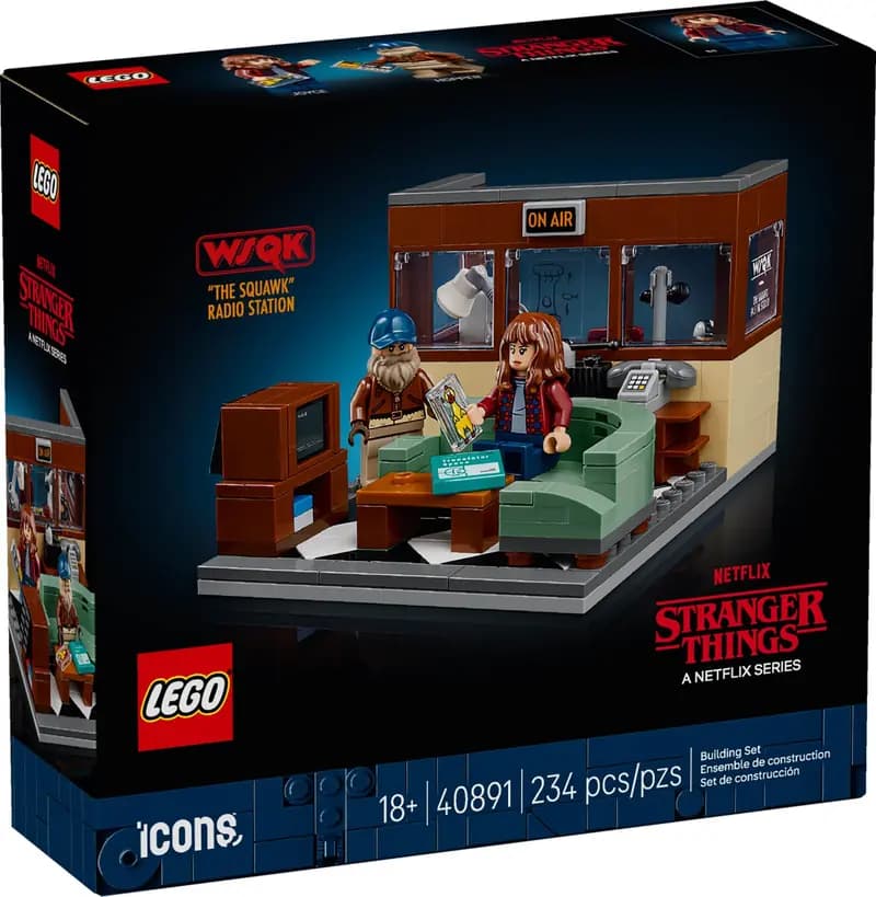 LEGO 40891 Stranger Things: Stacja radiowa WSQK