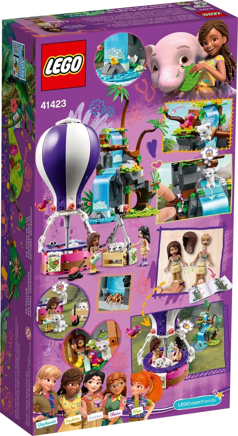 LEGO 41423 Balonem na ratunek tygrysowi