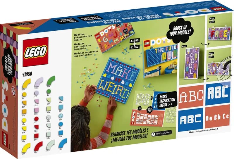 LEGO 41950 Rozmaitości DOTS - literki