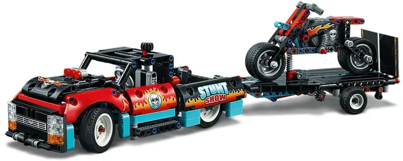 LEGO 42106 Furgonetka i motocykl kaskaderski