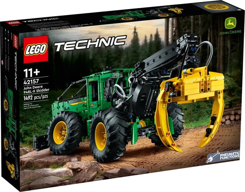 LEGO 42157 Ciągnik zrywkowy John Deere 948L-II