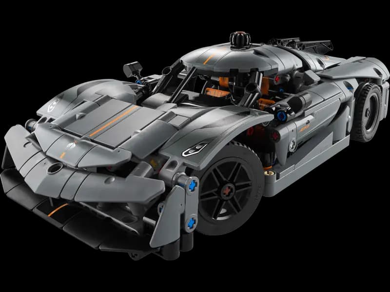 LEGO 42173 Szary hipersamochód Koenigsegg Jesko Absolut