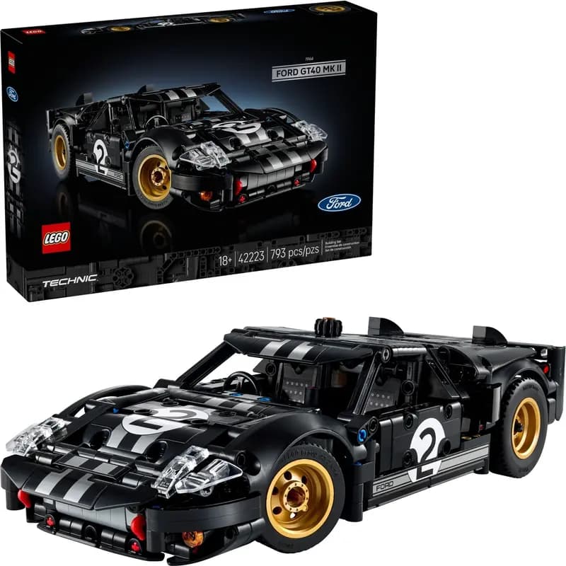 LEGO 42223 Samochód wyścigowy 1966 Ford GT40 MKII