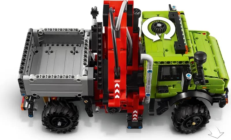 LEGO 42242 Mercedes-Benz Unimog U 5023 z dźwigiem