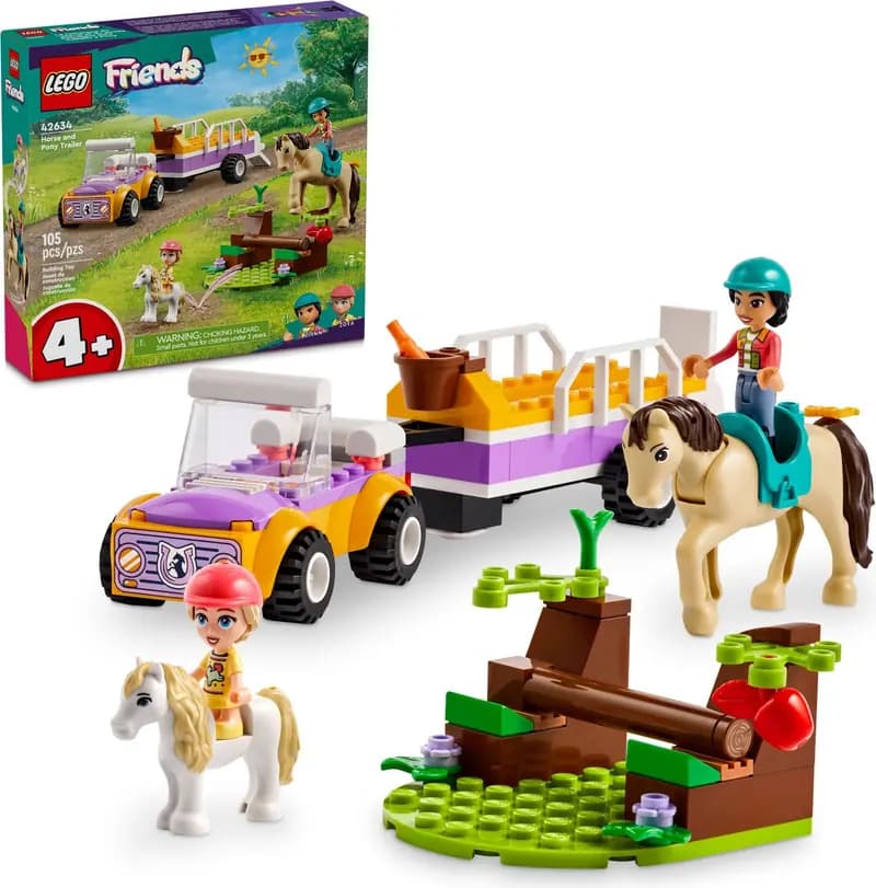 LEGO 42634 Przyczepka dla konia i kucyka