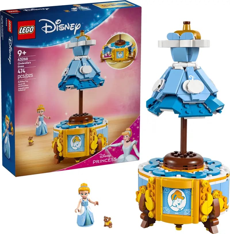 LEGO 43266 Suknia Kopciuszka