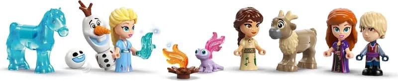 LEGO 43278 Miniaturowy zamek w Arendelle i lodowy pałac Elzy