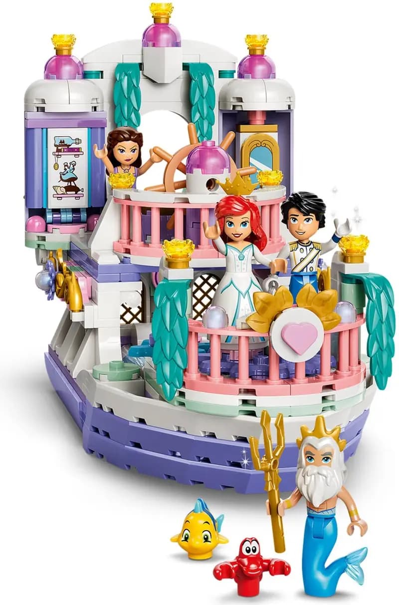LEGO 43299 Królewska łódź weselna Arielki