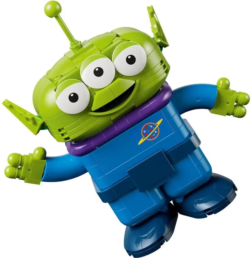 LEGO 43307 Kosmita z bujaną rakietą Pizza Planet