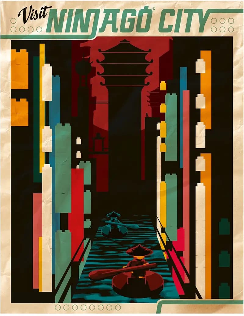 LEGO 5005431 Visit Ninjago City Poster