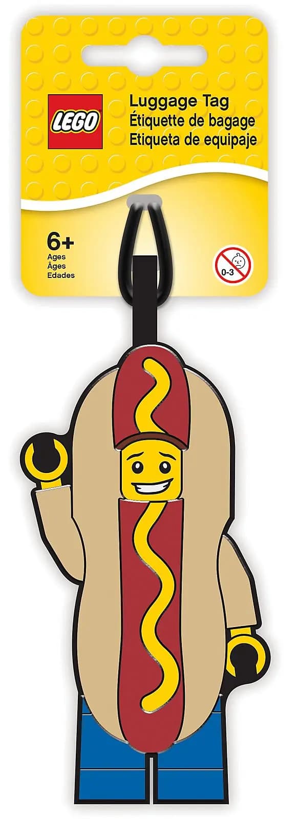 LEGO 5005582 Hot Dog Guy Luggage Tag