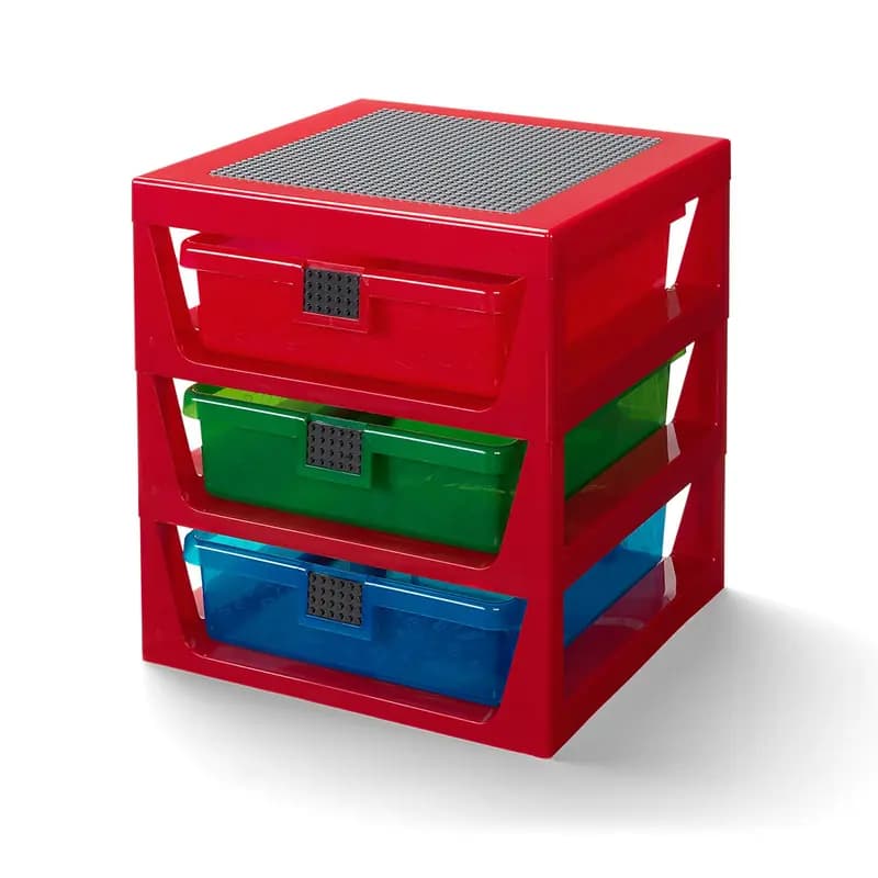 LEGO 5005873 3-Drawer Storage (Red)