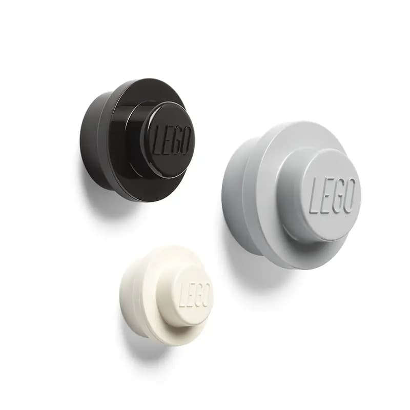 LEGO 5005893 Wall Hanger Set (White/Black/Light Bluish Gray)