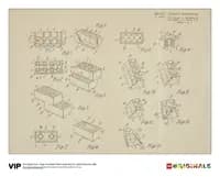 LEGO 5006004 1st Edition Print British Patent, 1968