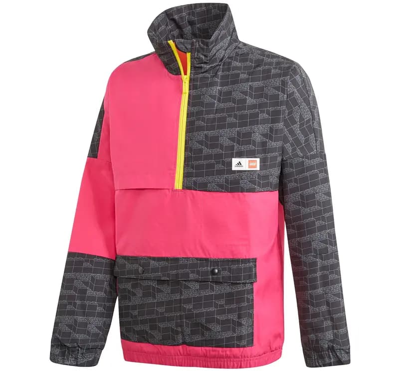 LEGO 5006550 adidas x Classic LEGO Bricks Half-Zip Warm Jacket