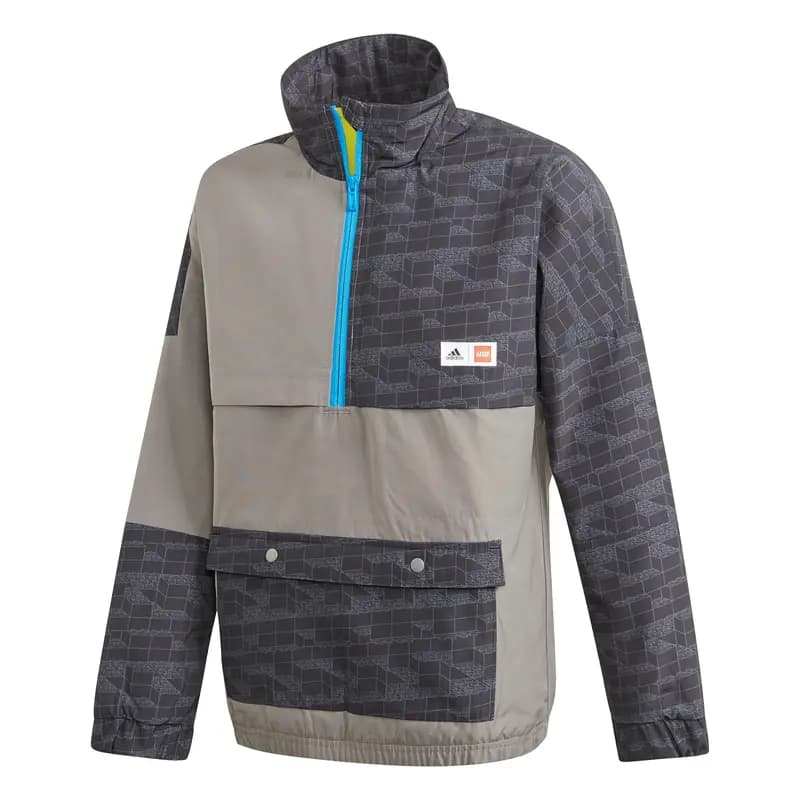 LEGO 5006643 adidas x Classic LEGO Bricks Half-Zip Warm Jacket
