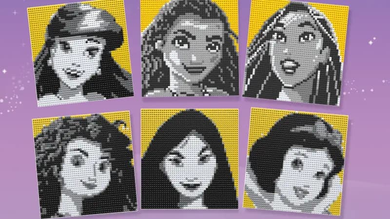 LEGO 5007225 Disney Princess Mosaic and Artwork