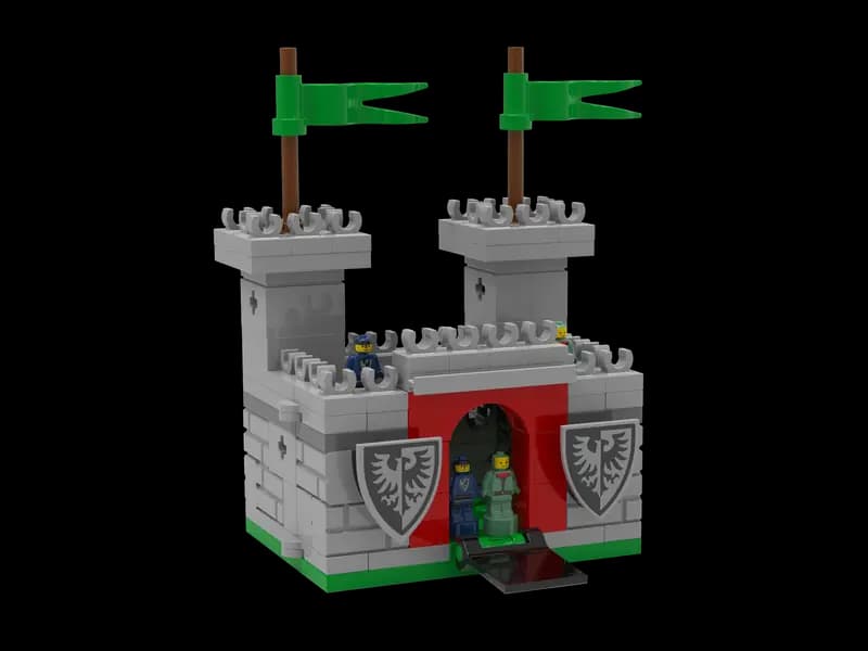 LEGO 5008074 Szary zamek