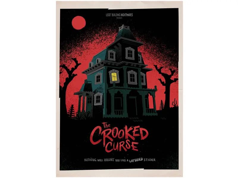 LEGO 5008240 The Crooked House Halloween Poster